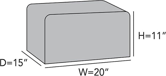 Covermates Keepsakes - Rectangular Appliance Cover - Dust Protection - Stain Resistant - Washable - Appliance Cover, Bronze