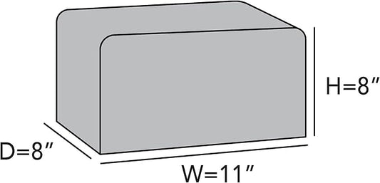 Covermates Keepsakes - Rectangular Appliance Cover - Dust Protection - Stain Resistant - Washable - Appliance Cover, Bronze