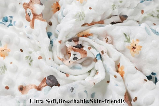 Dot Bassinet Sheet Set 2 Pack Stretch Fitted Bedside Sleeper Bassinet Sheets Sheets,Ultra Soft, for Baby Girls and Boys Light Coffee, Bear