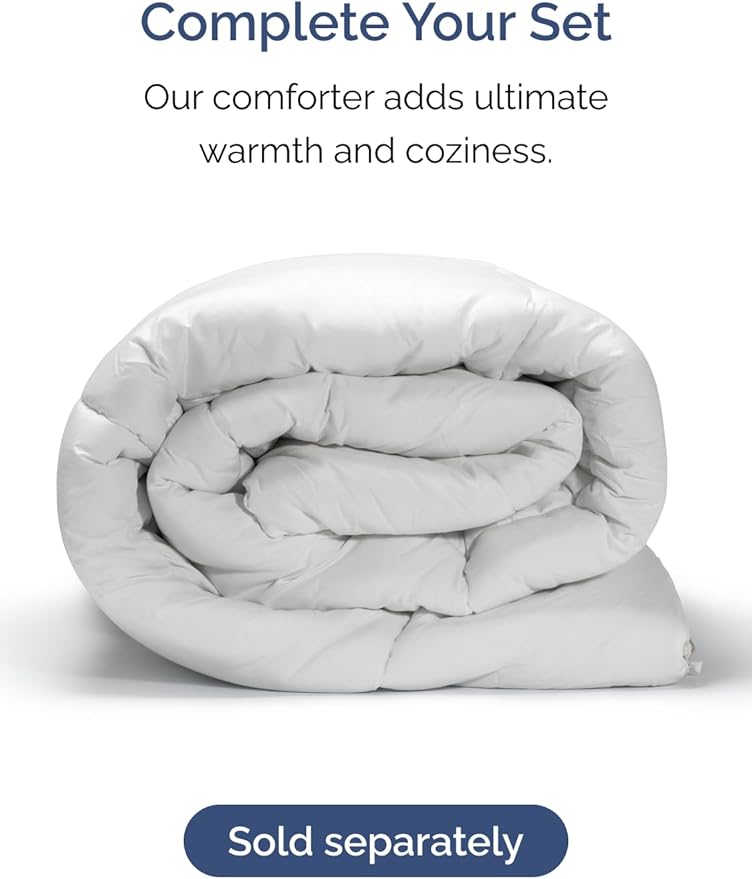 Extra Deep Queen Sheet Set - 6 Piece Breathable and Cooling Sheets - Hotel Luxury Bed Sheets Set - Easy Fit - Soft, Wrinkle Free and Comfy Sheets Set - French Grey Sheet Set with Extra Deep Pockets