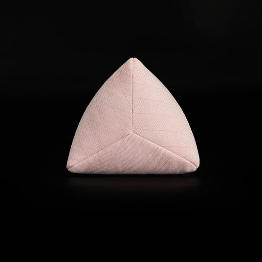 Buckwheat Neck Support Pillow Cervical Neck Cylinder Bolster Pillow Neck Pain Relief Breathable Comfortable for Back and Side Sleepers Round Pillows for Lunch Break Pink, 6x15 Inch