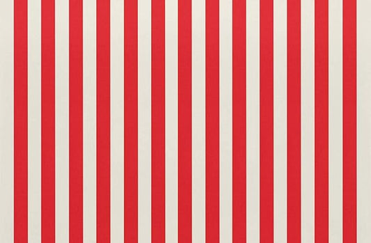 RSH DECOR: Square Throw Pillows Set of 4 | 17” x 17” | All-Weather Spun Fabric | Water and Fade-Resistant | Outdoor Accent Pillows for Patio Furniture | Red & White Stripe