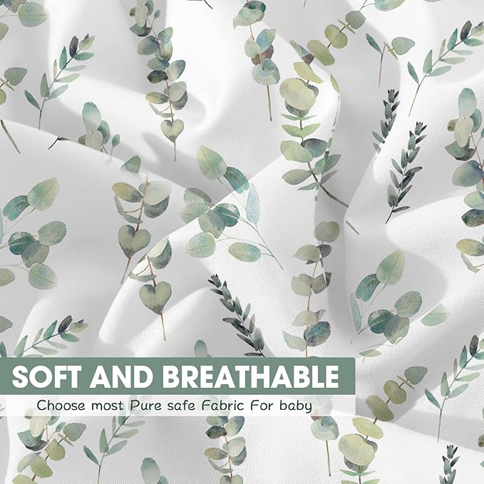 Bimocosy Crib Sheets 4 Pack, Baby Crib Sheets Fitted for Boys and Girls Breathable & Snug Fit, Soft Toddler Bed Sheets for Standard Crib Mattress Nursery Daycare Essentials, Bear Cub