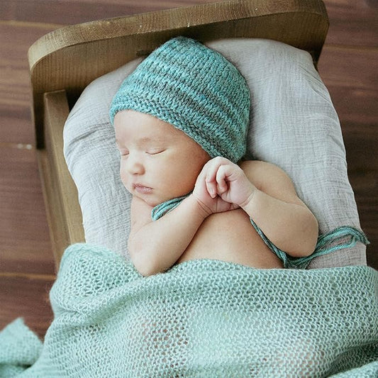 Muslin Bassinet Fitted Sheets, 2 Pack for Baby Boy and Girl, Soft Breathable Stretchy Baby Pad/Mattress Sheet Set, Universal Fit for Hourglass Oval and Rectangle Bassinet Mattress (Bright Colors)