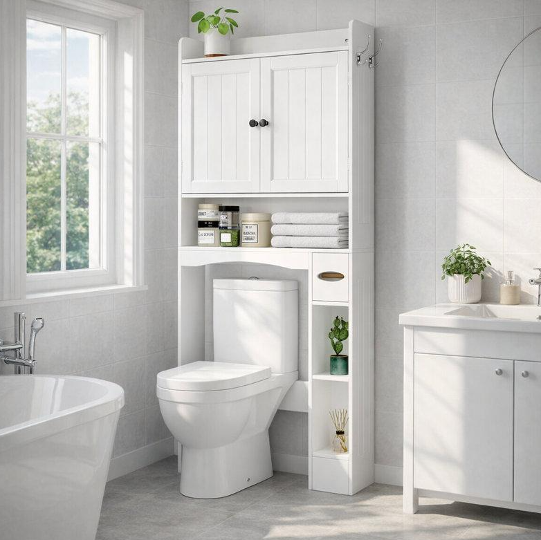Over-the-Toilet Storage Ideas: Make the Most of Your Small Bathroom