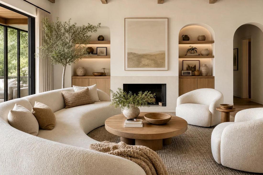 Curved Furniture & Organic Shapes: The Home Decor Trend That Makes Every Room Feel Softer
