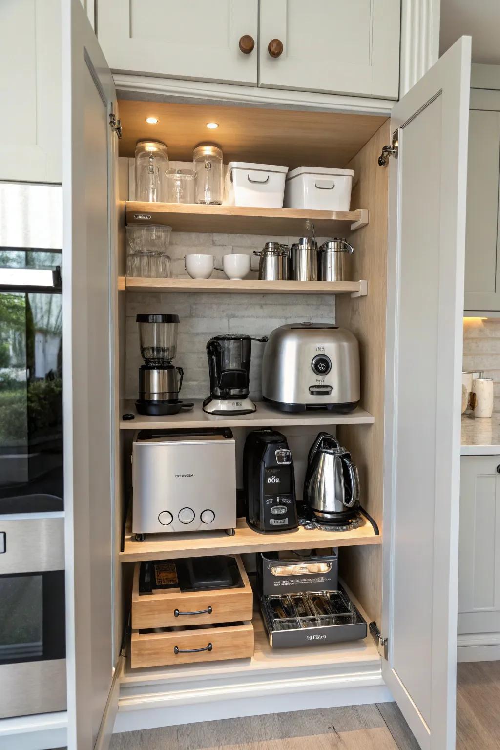 Small Appliance Storage: Reclaim Your Kitchen Counter Space