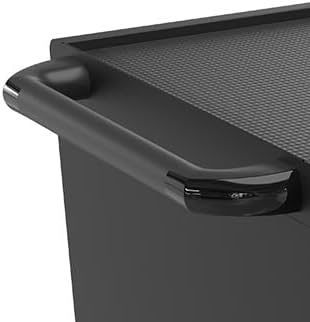 TIOPLY Laptop Charging Cart, 45 Device Tablet Storage Carts for iPad Up to 16.3-inch Screen Size, Mobile Charging Station for Classroom, with Cord Organizer,Black