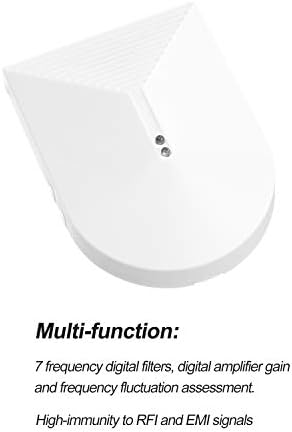 HEEPDD Glass Break Shock Detector, Security Window Sensor with 9 Meters Range, Wall Mount, Ceiling Compatible for Home Protection System