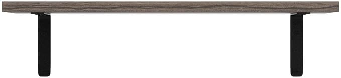 RICHER HOUSE Rustic Wood Floating Shelves Set of 5, Wall Mounted Shelf 16in | - Image 4
