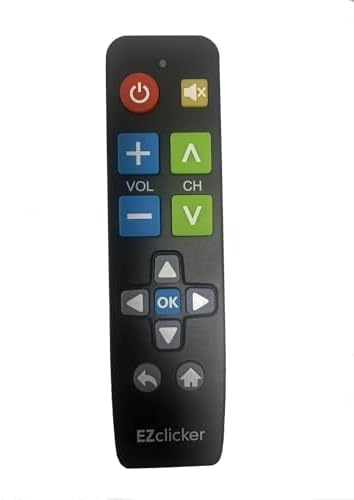 Samsung Replacement TV Remote Compatible with Samsung TV's ONLY (Black) Big Button TV Remote Control, Simplified and Easy to Use (2xAAA Batteries not Included)