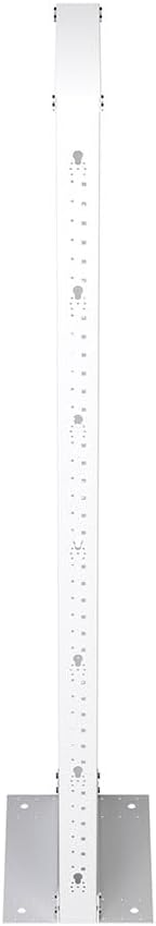 NavePoint 45U 2 Post Rack Open Frame Server Rack for 19 Inch Equipment, AV, Networking, Data & IT Devices, 2-Post Rack 45U 881lbs Weight Capacity, White