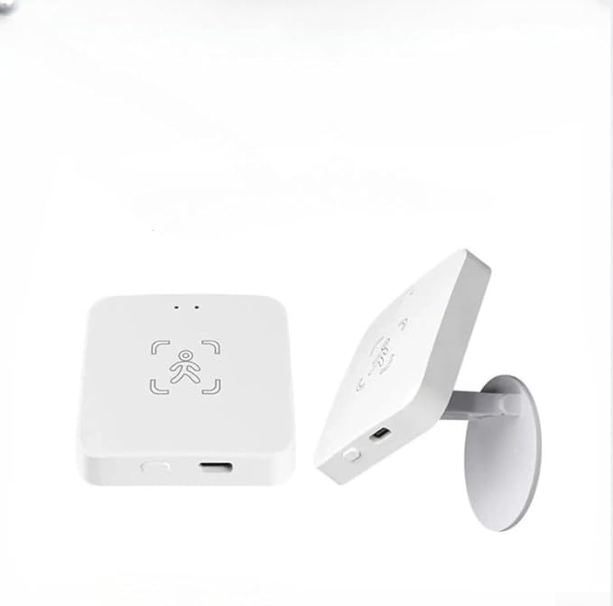 Smart Zigbee/WiFi Motion Sensor, Human Presence Motion Sensor with PIR and Millimeter Wave Detection, Static Presence Recognition, Light and Environmental Monitoring(C)