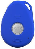SkyAngel911FD - Mobile Cellular 4G - NO Monthly FEE - 911-2-Way Voice - Waterproof Alert Phone - Automatic Fall Detection (Blue)