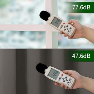 BGment Short Blackout Curtains 40 Inches Length - Image 3