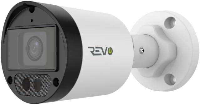 Revo Hybrid 8CH 4K Security System, 2TB Video Surveillance Grade HDD, 6X 4K Indoor/Outdoor IR Cameras with Built-in Microphone, Remote Viewing via Smartphone, PC and MAC (no Monthly fees)