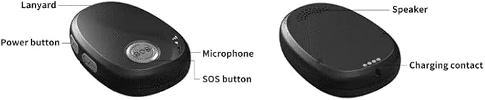 SkyAngel~Wave | One Payment for Life | Mobile Cellular Alert | Fall Detection | Waterproof | Call and Speak to 911 | Life Guardian Alert Two Way Voice | No Subscription | No Cellphone Needed (White)