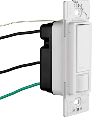 Lutron Maestro Motion Sensor Light Switch Indoor for Bathroom, Garage, Laundry Room, Closet, Occupancy Sensor Light Switch, Single-Pole, No Neutral, MS-OPS5M-BI