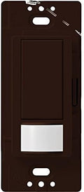 Lutron Maestro Motion Sensor Light Switch Indoor for Bathroom, Garage, Laundry Room, Any Bulbs, Occupancy Vacancy Sensor, Single-Pole, MS-OPS2-BR, Brown