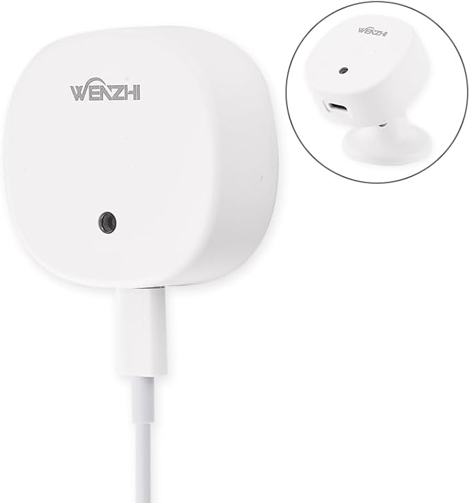 Presence Sensor, WenzhiIoT Smart Motion Sensor Zigbee 24 GHz Radar MmWave Presence Sensor Movement Body Motion Detection with illuminance Tuya Smart Life Home Assistant