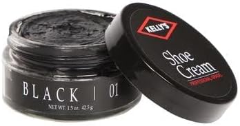 Kg's Shoe Shine Kit Includes Polish, Horsehair Brush, Applicator, and Storage Bag