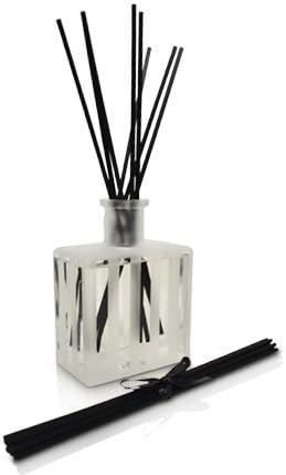 LOVSPA Reed Diffuser Set, Aloe & Soft Linen Scented Oil Diffuser with Sticks, Home Fragrance Accessories for Bathroom Shelf Decor, Aroma Diffusers for Home or Office Desk, USA Made