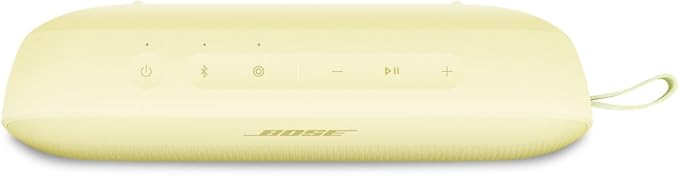 Bose SoundLink Flex Bluetooth Speaker (2nd Gen) - Portable Outdoor Speaker with Hi-Fi Audio, Waterproof and Dustproof, USB-C, Up to 12 Hours Battery Life, Citrus Yellow - Limited Edition Color