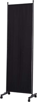 Room Divider 22'' Wide Partition Room Dividers, 1 Panel Wall Divider w/Wheel | by HOMSCREENER