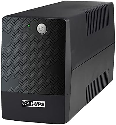 OPTI-UPS TS800E 800va / 480 Watts (USA 120 Volts) 3 Year Warranty Line Interactive UPS Battery Backup & Surge Protector AVR Automatic Voltage Regulator - Uninterruptible Power Supply (Black, 800va)