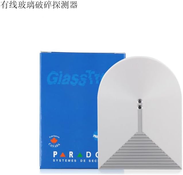 HEEPDD Glass Break Shock Detector, Security Window Sensor with 9 Meters Range, Wall Mount, Ceiling Compatible for Home Protection System