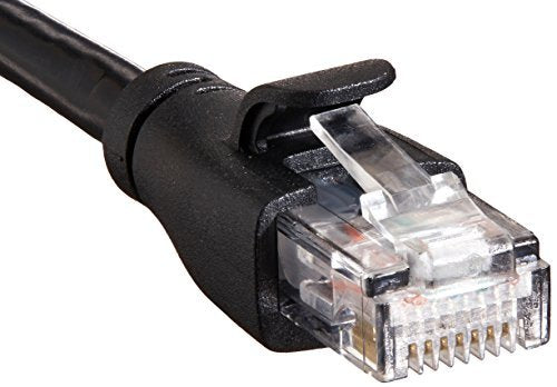 Amazon Basics RJ45 Cat 6 Ethernet Patch Cable, 1Gpbs Transfer Speed, Gold-Plated Connectors, 14 Foot - 10-Pack, Black