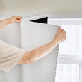 AJAZZ 100% Window Blinds Blackout Portable Blackout Curtains Adhesive Curtains by AJAZZ