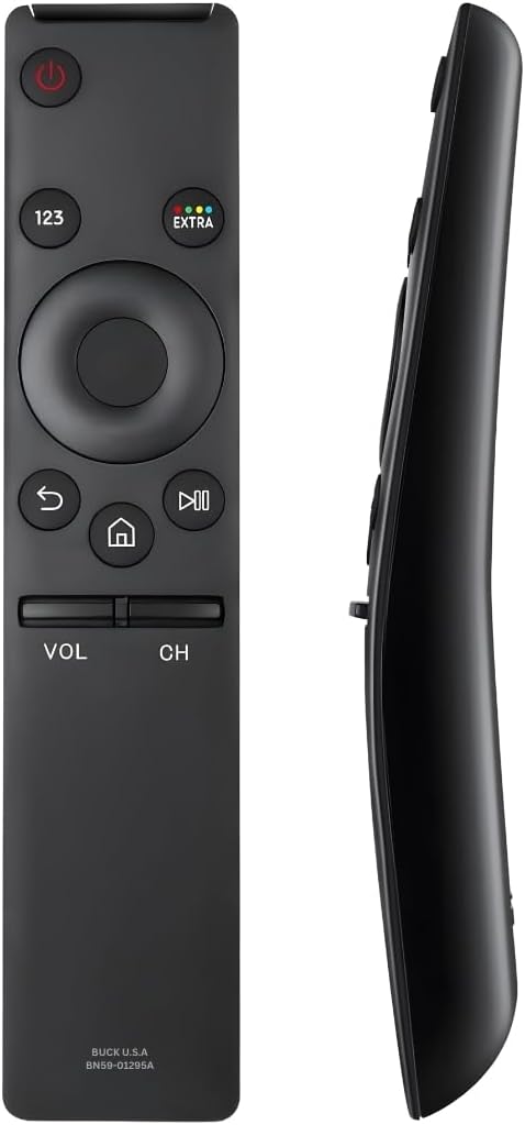 BN59-01295A Samsung TV Remote Control Replacement for Smart TV - Easy Setup, Durable Design, Universal Infrared Remote - Works with Samsung Smart, QLED, UHD, 4K, Curved, LED, LCD, & HDTV Models