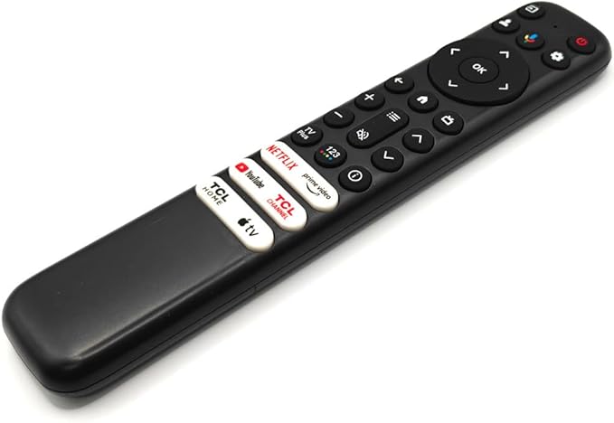 RC813 Replacement Remote for All TCL Android/Google TVs, Compatible with Q/S/FHD/UHD/QLED Series Without Voice Command