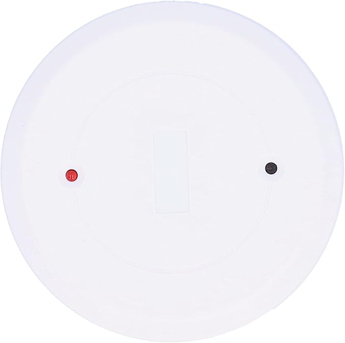 Glass Break Detector, 9-16V DC Wired Glass Break Detector Round Shape Door Window Break in Sensor with Tamper Alarm Ceiling and Wall Mount for Home Door and Window Security