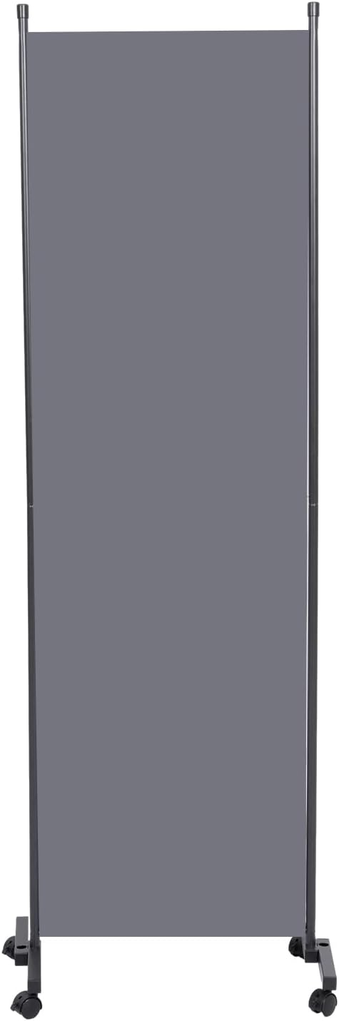 Room Divider 22'' Wide Partition Room Dividers, 1 Panel Wall Divider w/Wheel | - Image 2