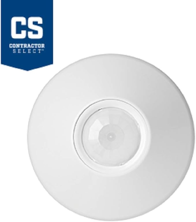 Sensor Switch CMR 6 High Bay, Passive Infrared Ceiling Mount Occupancy Sensor, White