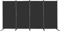 MAYOLIAH 4 Panels Folding Room Divider 6ft Tall Freestanding Privacy Screen | by MayoliahHome
