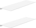 MKO 16" Floating Shelves for Wall, Metal Wall Mounted Shelf for Bathroom by MKO