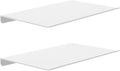MKO 8" Small Floating Shelves for Wall, Metal Wall Mounted Shelf for Bathroom by MKO