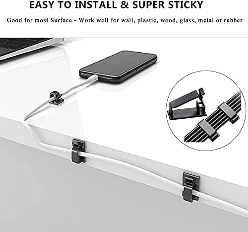 Cord Management Organizer Kit 4 Cable Sleeve split 192PCS Cable Management - Image 5