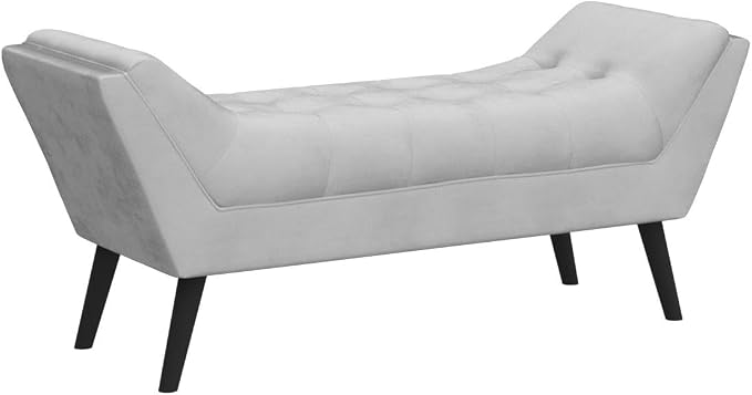 Tufted Bed Bench Fabric Ottoman Footstools - Image 4