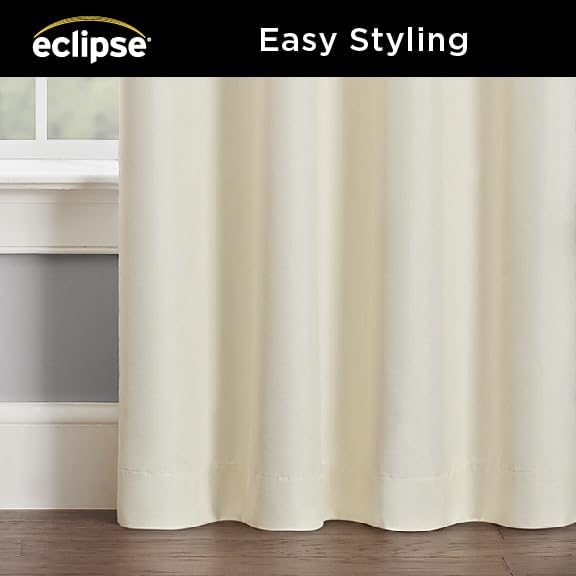 Eclipse Kendall Modern Blackout Thermal Rod Pocket Window Curtain, Insulating & - Image 5