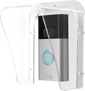 Doorbell Rain Cover Weatherproof Compatible for Ring/Blink/Google Nest Video Doorbells, Large Acrylic Doorbell Cover Protector for Outside Camera Doorbells/Door Keypad/Attendance Machine(Model B)