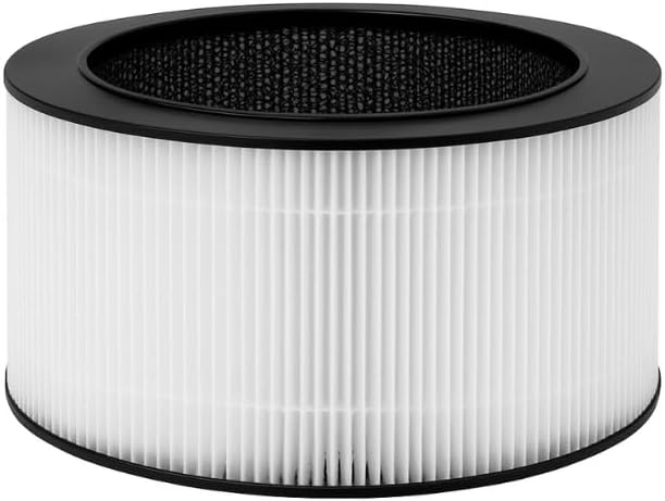 Nispira BAPF160 Replacement Filter K for Bionaire Air Purifier BAP9360W BAP9260W 3-in-1 True HEPA Activated Carbon, 1 Pack