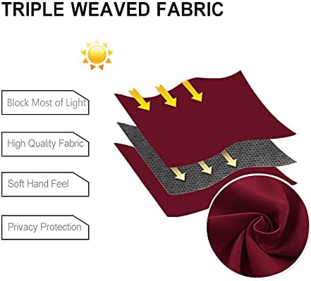 DWCN Blackout Curtains with Tiebacks - Image 4