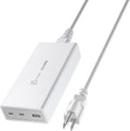 j5create 185W GaN USB-C/A 3-Port Laptop Super Charger w/Power Delivery 3.1, Supports MacBook Pro MagSafe 140W, Power and Charge Laptops/Tablets/Phones/Game Consoles (JUP37185W)