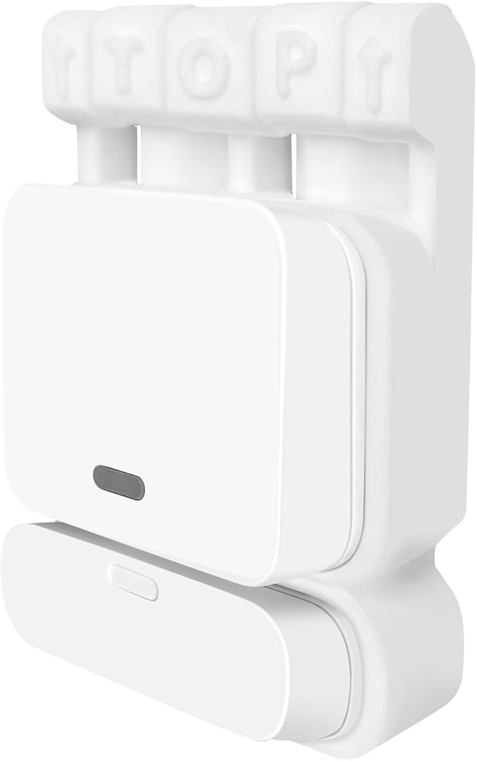 Garage Door Bracket/Mount for SimpliSafe Alarm Entry Sensors - Quick Installation & More Protection for Your Garage Door (2 Pack)