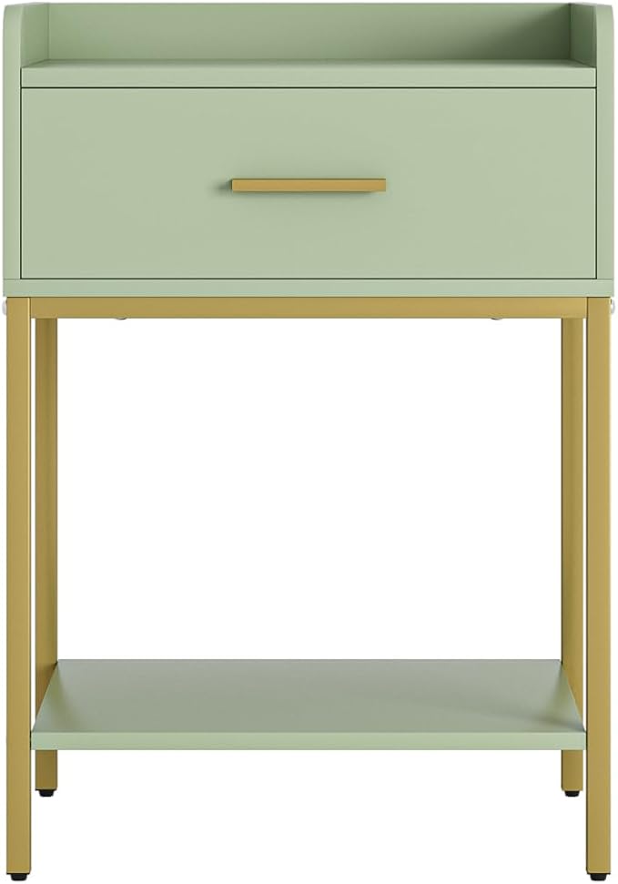 Nightstand, Modern Bedside Table Night Stand - Image 9