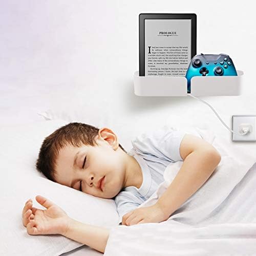 JDYOOMI Bedside Shelf Caddy Basket Pocket Organizer to Storage Remotes - Image 5